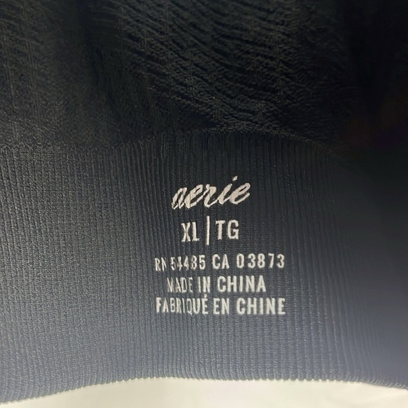 Aerie black sports bra XL - Picture 3 of 5